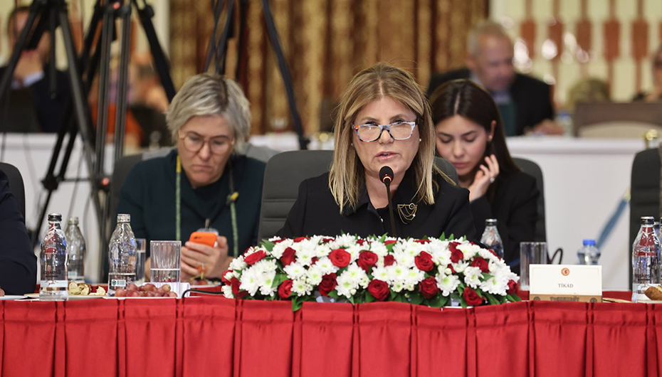 In the second part of the meeting, TİKAD President  Nilüfer Bulut drew attention to the impact of women on the peace process and shared her views and suggestions on the empowerment of women in social, economic, and democratic life.